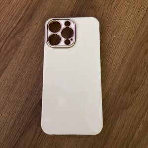 White Phone Case with Camera Protection